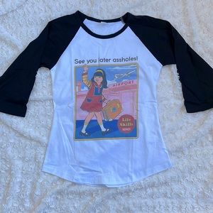 NWT 🌸Woman’s Baseball tee🌸 size M (runs small)